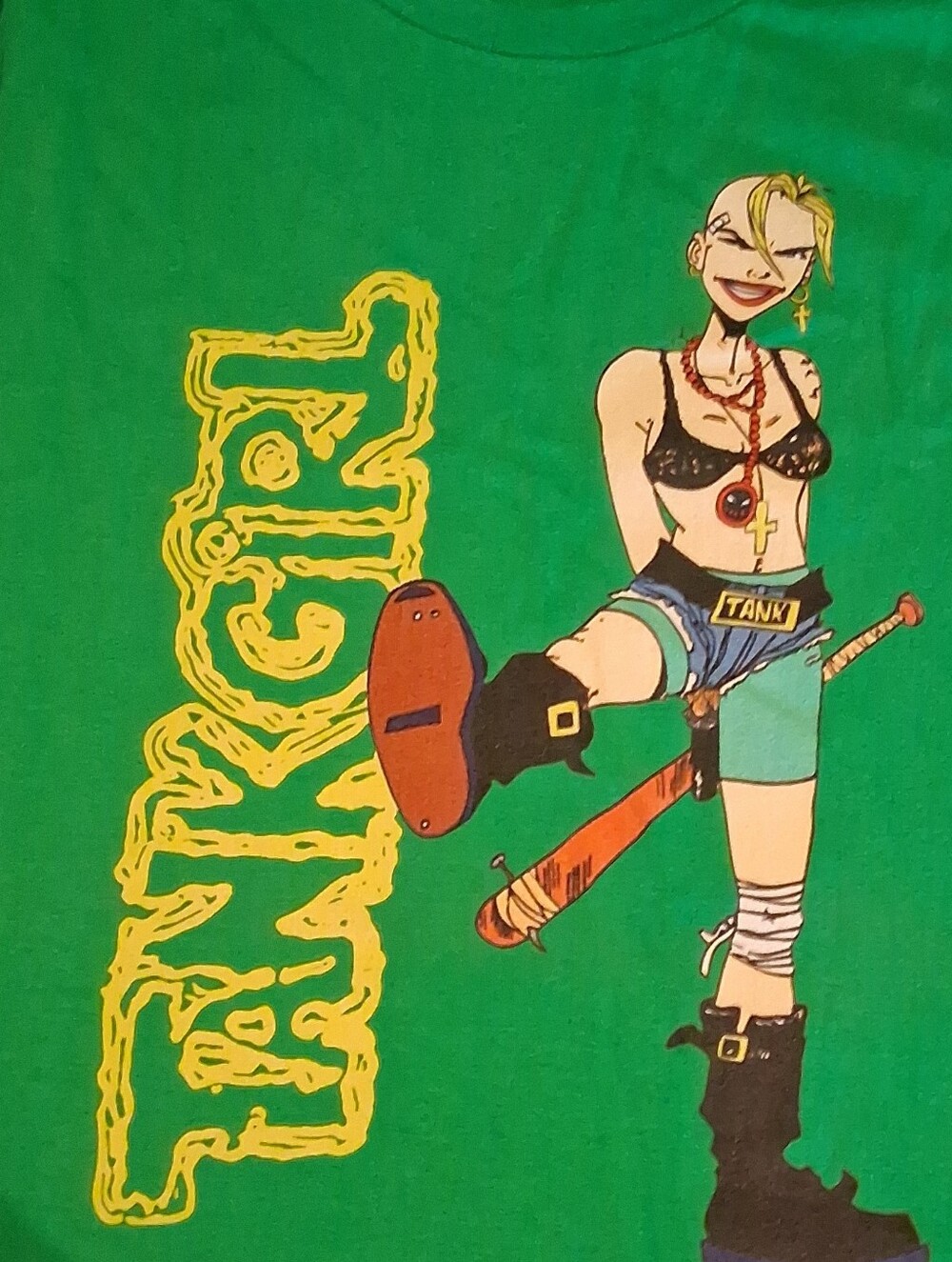 Tank Girl T-Shirt Womens's size L Never Worn